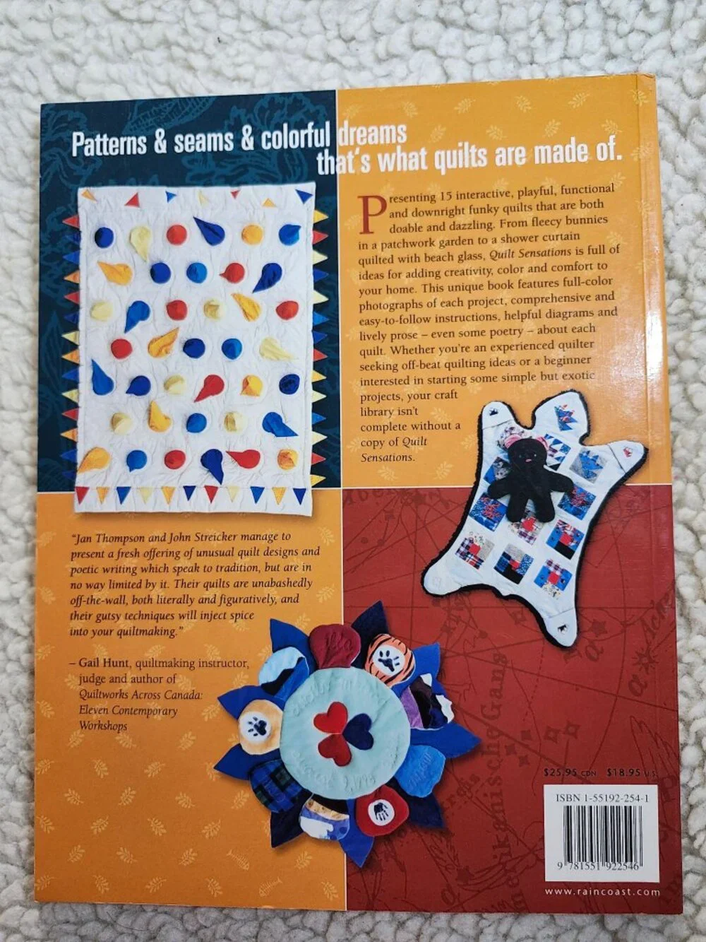 Quilt Sensations John Streicker Jan Thompson Paperback 2000 ISBN 1-55192-254-1 - Picture 11 of 11